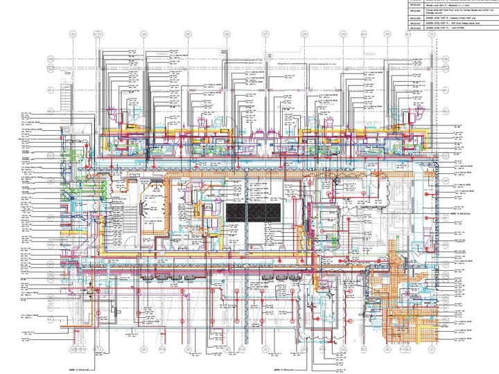 Hotel and MEP composite plan