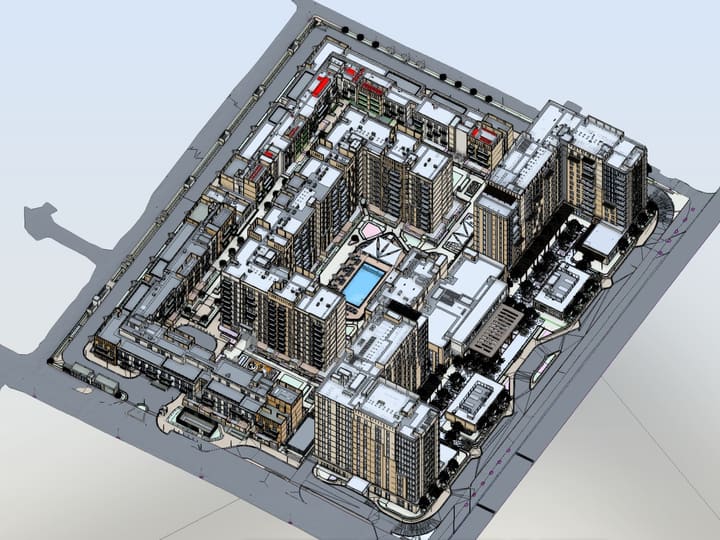 Mixed-use compound project
